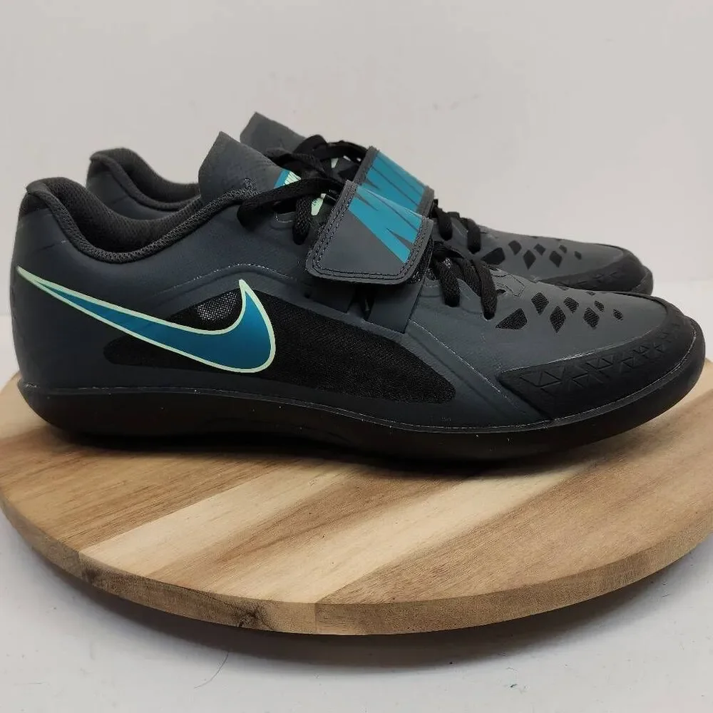 Nike Zoom Rival SD 2 Track & Field Throwing Shoes FZ9665-001 Black/Gray Men's 10